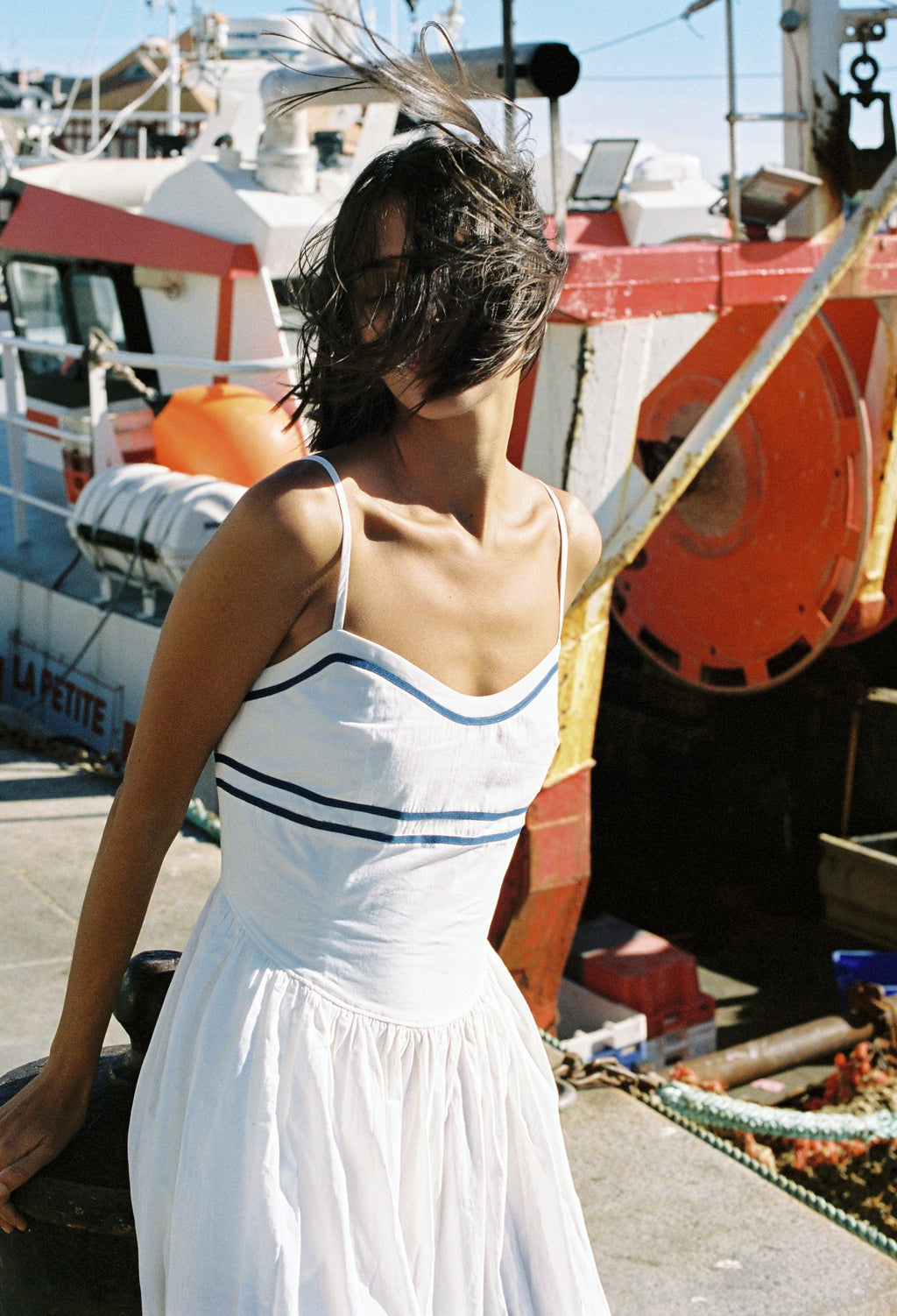 Florencia Dress White