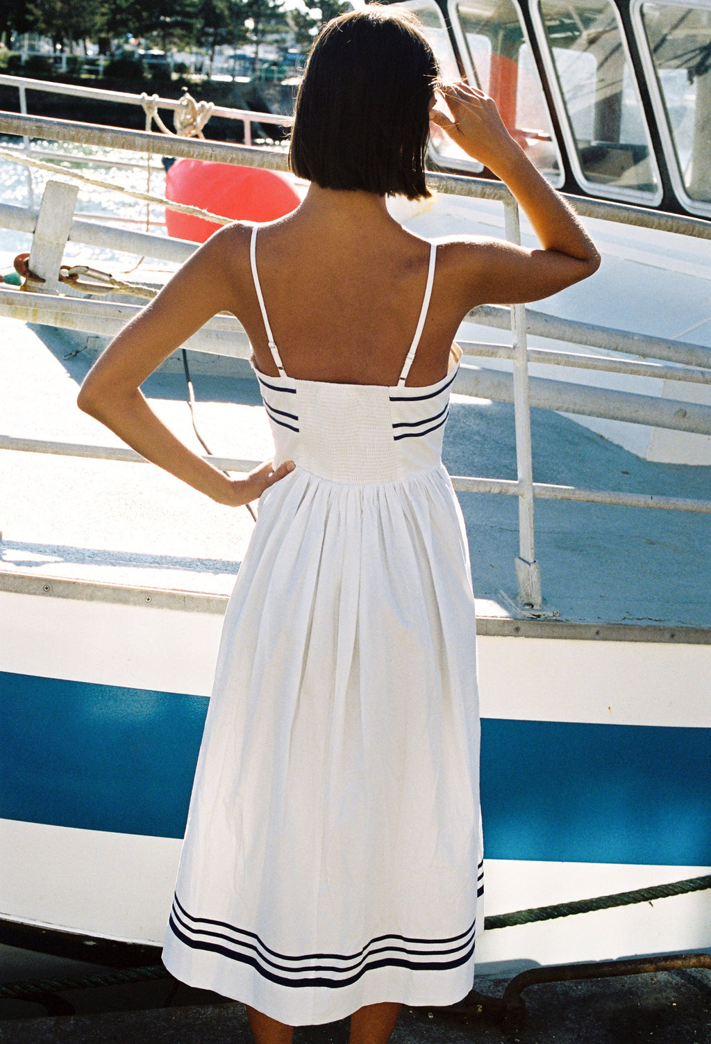 Florencia Dress White